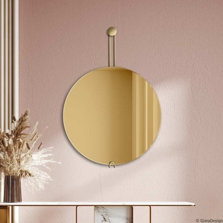 Specchio Soggiorno Design Dorato