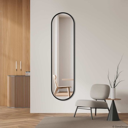 Specchio Corridoio Moderno Cornice Nera