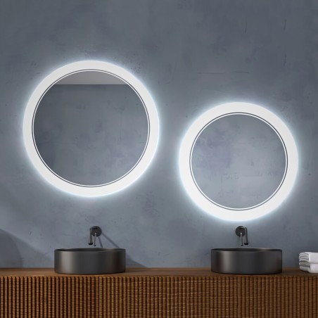 Specchio Rotondo Da Bagno Led Integrata