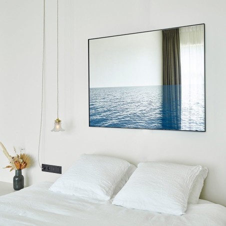 Specchio Decorativo Blu Effetto Mare Deknudt Mirrors