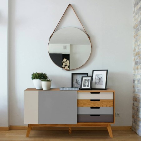 Specchio Stile Scandinavo Con Cintura