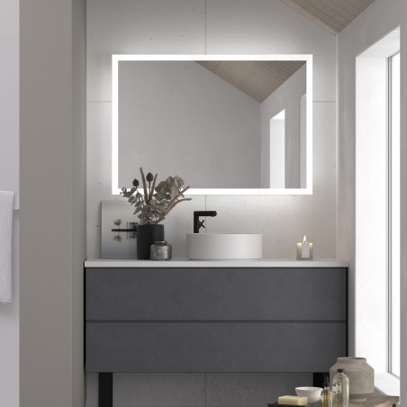 Specchio Bagno Moderno con Luce LED