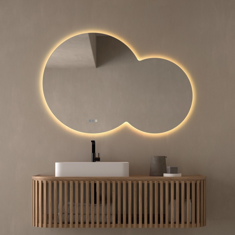 Specchio Retroilluminato Design Per Bagno Moderno