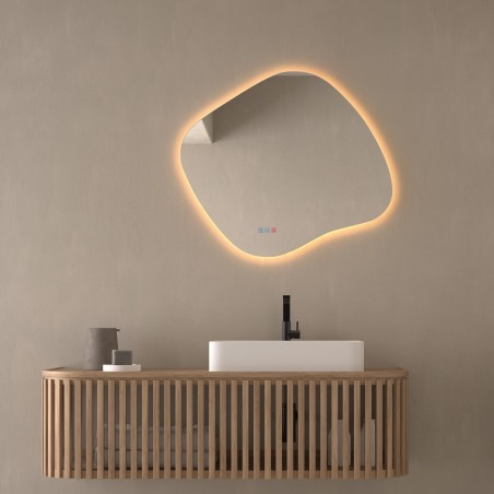 Specchio Asimmetrico Retroilluminato per Bagno