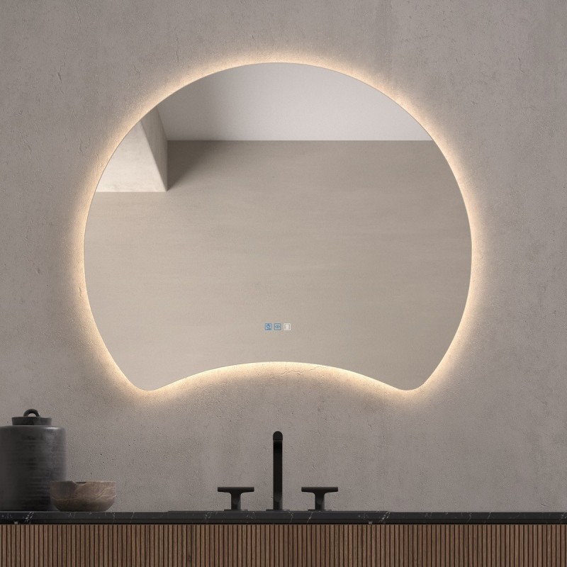 Specchio Retroilluminato LED Moderno Per Bagno
