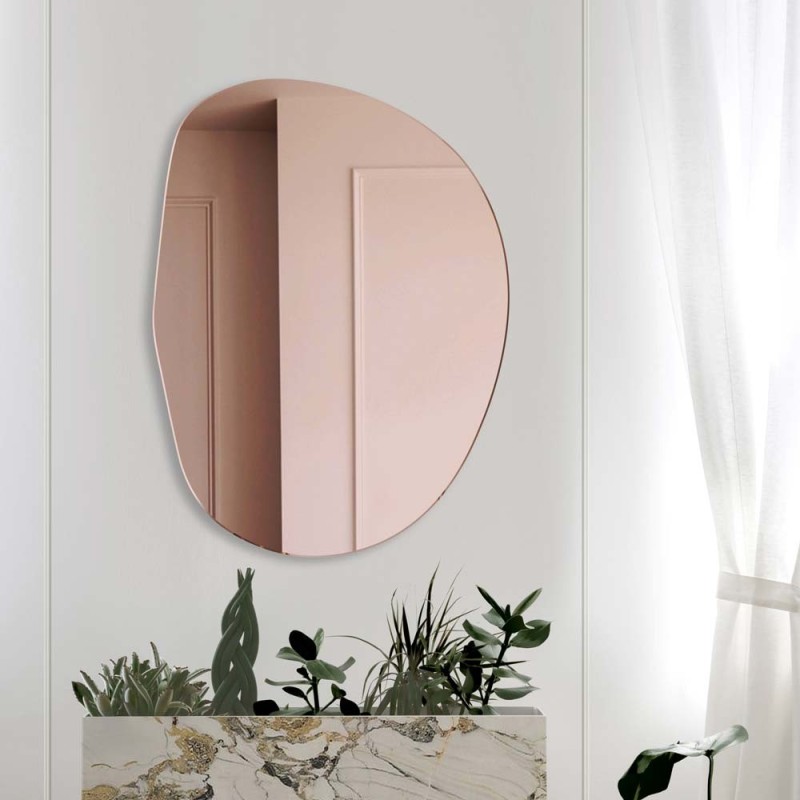 Specchio Per Comò Camera Da Letto Oro Rosa