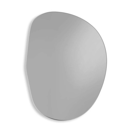 Specchio Da Parete Asimmetrico BOMINICA 49,5x85cm | Senza Cornice, Design Irregolare Per Soggiorno, Camera, Ingresso | Ideale Per Arredamento Moderno
