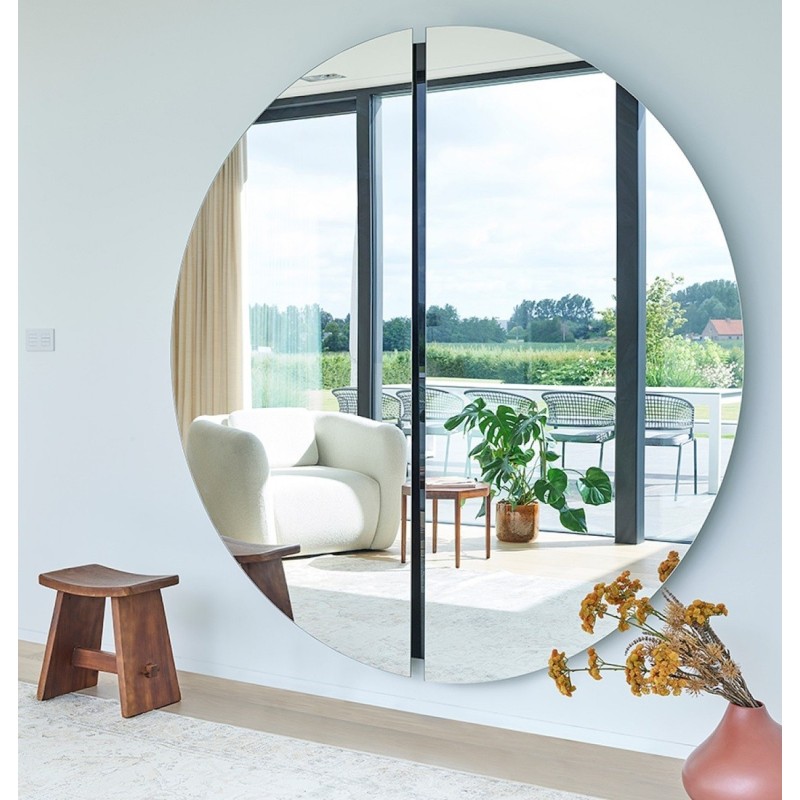 Specchio Rotondo Grande Per Ingresso Luna Round L