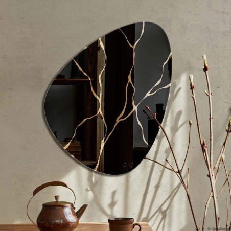 Specchio Soggiorno Design Fly Kintsugi
