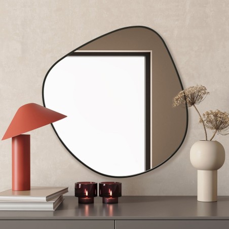 Specchio Moderno Ingresso Cornice Nera