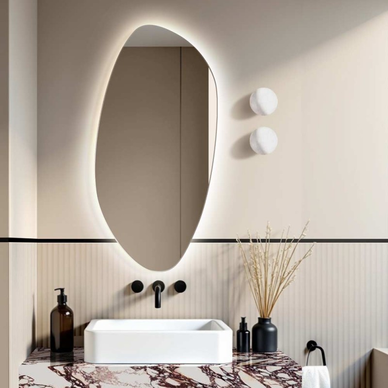 Specchio Bagno Retroilluminato Moderno LED
