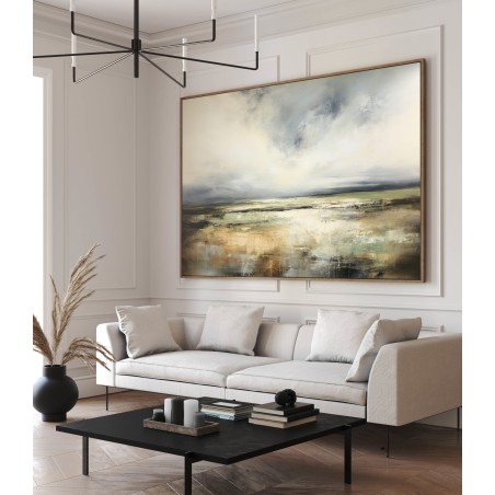 Quadro Da Salotto Paesaggio Astratto Glow of the North