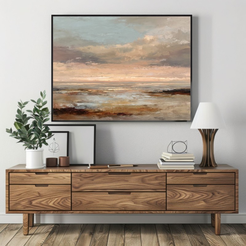 Quadro Paesaggio Astratto Rilassante – Pace sul Mare