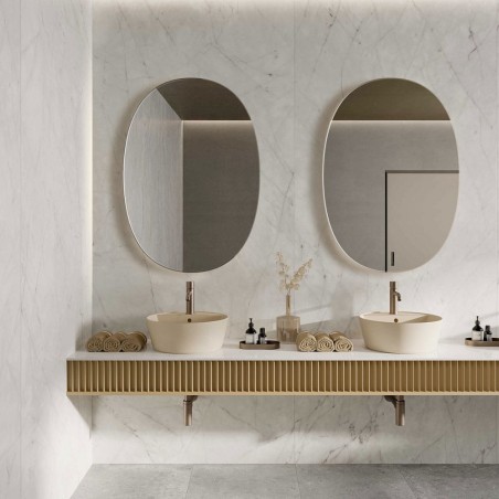 Specchio Ovale Moderno Per Bagno