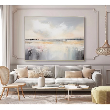 Quadro Per Soggiorno Paesaggio Astratto Luminoso