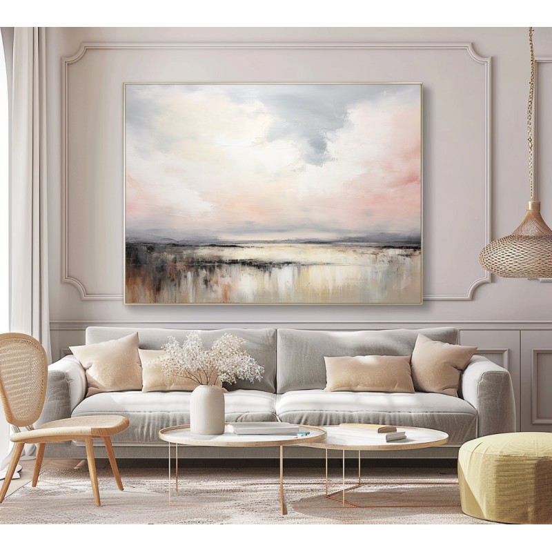 Quadro Rilassante Per Soggiorno Coastal Chorus