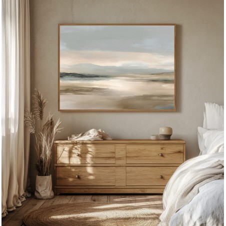 Quadro Per Camera Da Letto Paesaggio Astratto Dai Toni Neutri