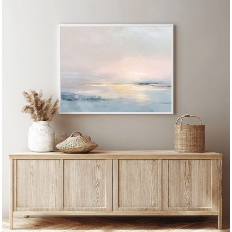 Quadro Tranquillo Per Camera Da Letto Minimal Pastello