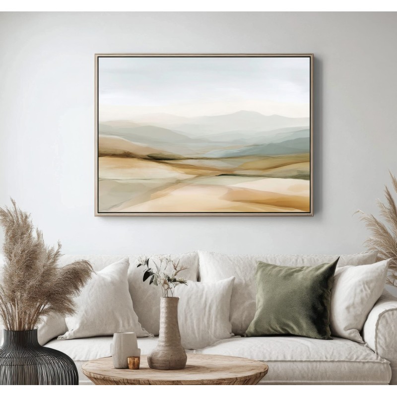 Quadro Astratto Minimal Per Soggiorno Rilassante e Armonioso