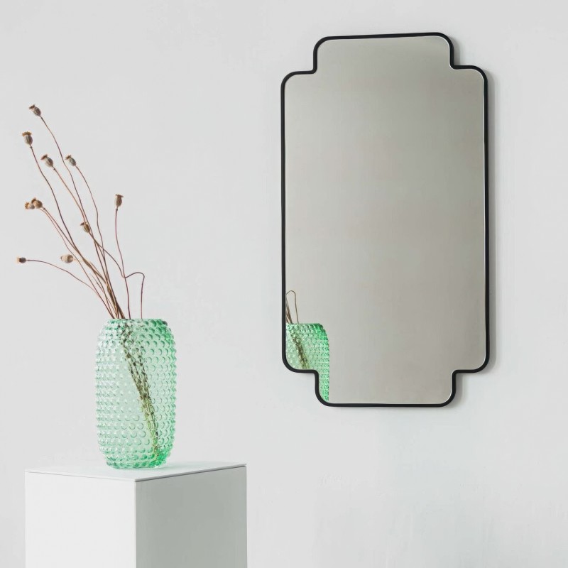 Specchio Ingresso Vintage Cornice Nera