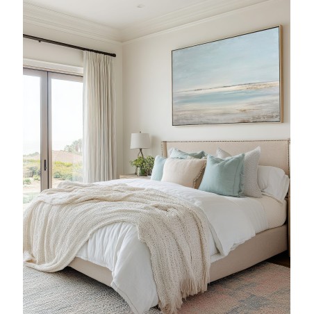 Quadro Mare Astratto Minimalista Per Camera Da Letto