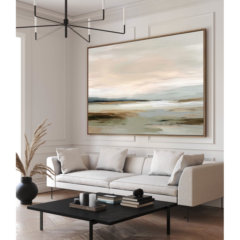 Quadro Paesaggio Astratto Minimalista Per Soggiorno Moderno