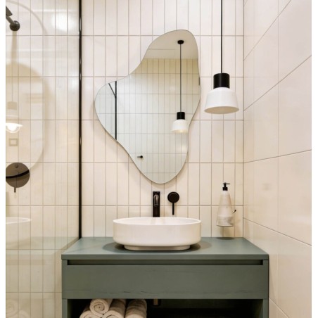 Specchio Da Bagno Irregolare Minimalista