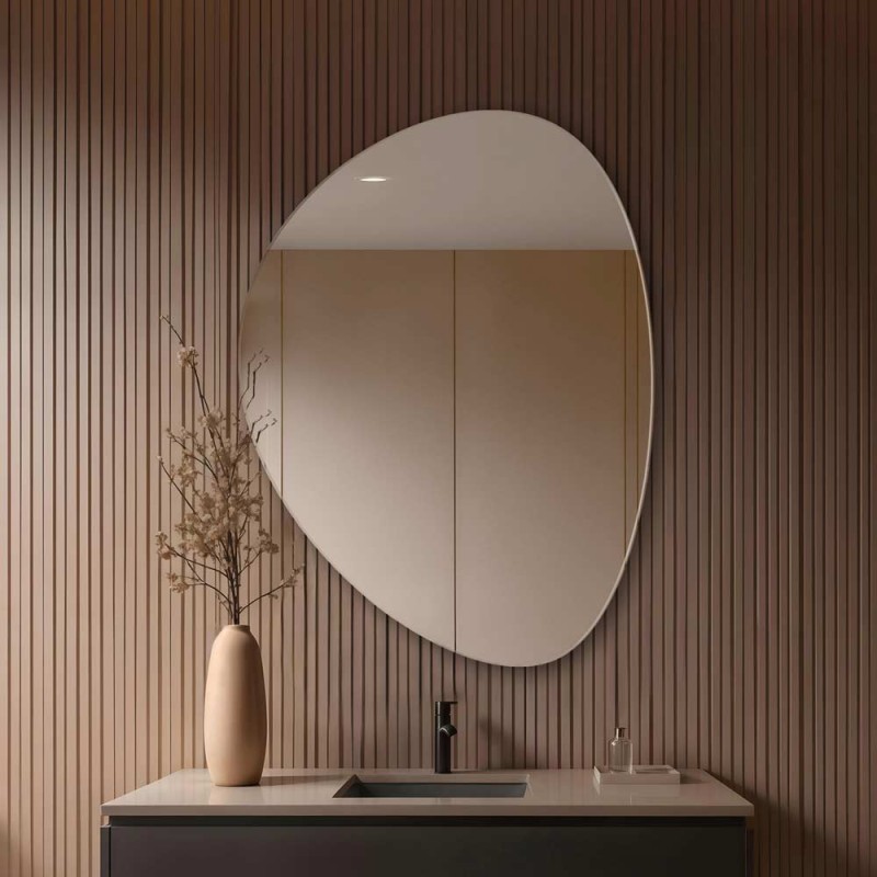 Specchio Bagno Design Irregolare Moderno