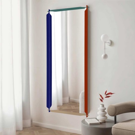Specchio Rettangolare Design Multicolore Per Camera Da Letto