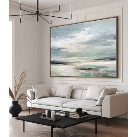 Quadro Astratto Grande Mare e Cielo Moderno