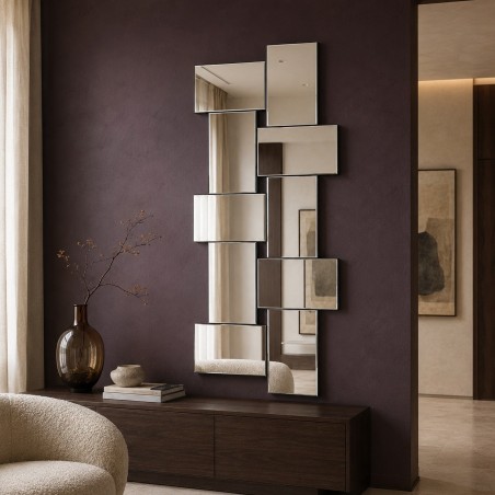 Specchio Grande Moderno da Ingresso Criss Cross