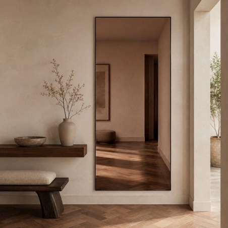 Specchio Color Bronzo Grande e Minimalista per Ingresso