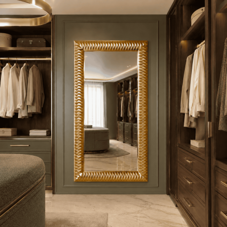 Specchio Per Cabina Armadio Cornice Dorata