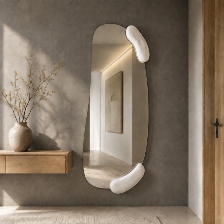 Specchio Moderno Grande per Ingresso Calco White Hall