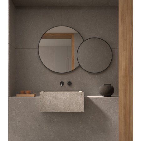 Specchio Per Bagno Particolare Contorno Nero