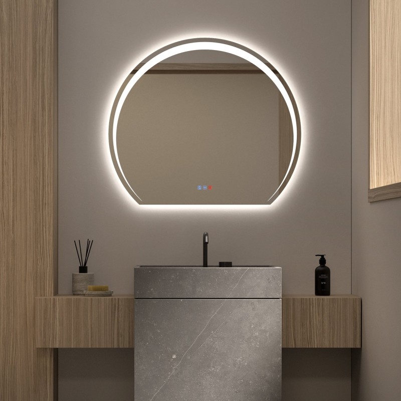 Specchio Originale Retroilluminato per Bagno Moderno