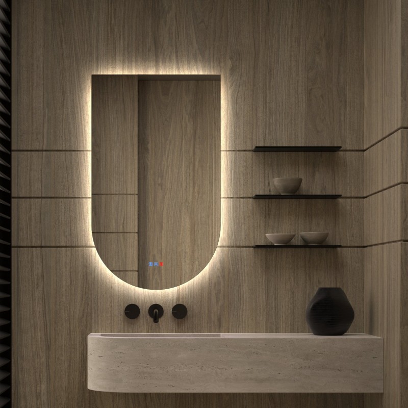 Specchio per Bagno Moderno con Retroilluminazione LED