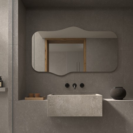 Specchio Orizzontale di Design per Bagno Moderno