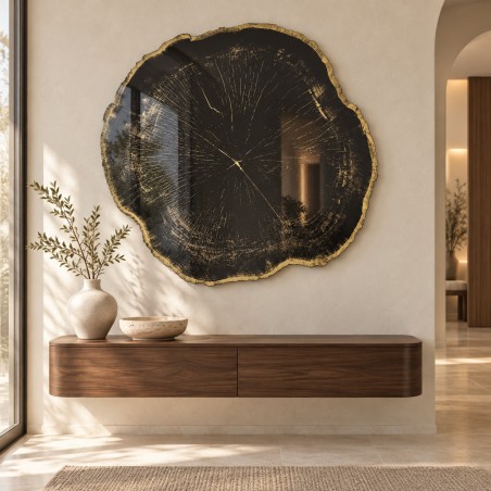 Decorazione da Parete Ispirata Agli Anelli di Un Albero Arbo Deco
