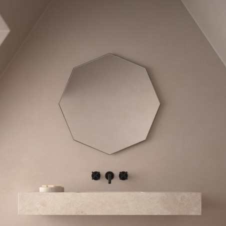 Specchio Ottagonale Bisellato per Bagno Dalmacia
