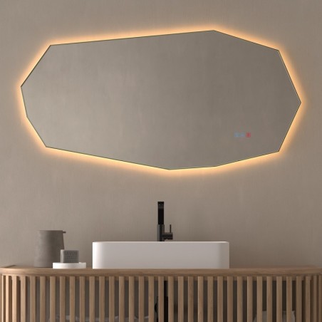 Specchio Irregolare Retroilluminato per Bagno Gaudi
