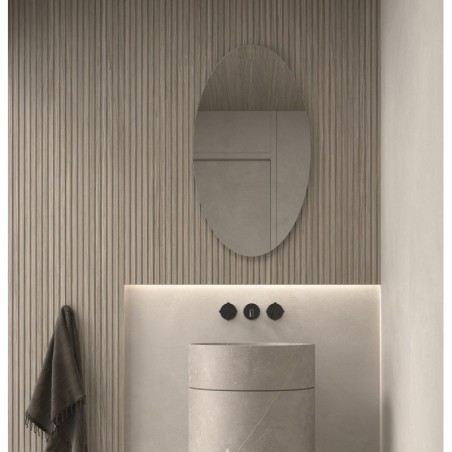 Specchio Ovale Verticale per Bagno Moderno Pirin