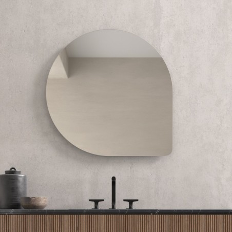 Specchio Originale Senza Luce per Bagno Moderno Tomar