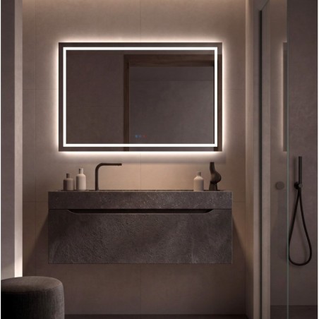 Specchio LED Frontale e Retroilluminato da Bagno Sucre