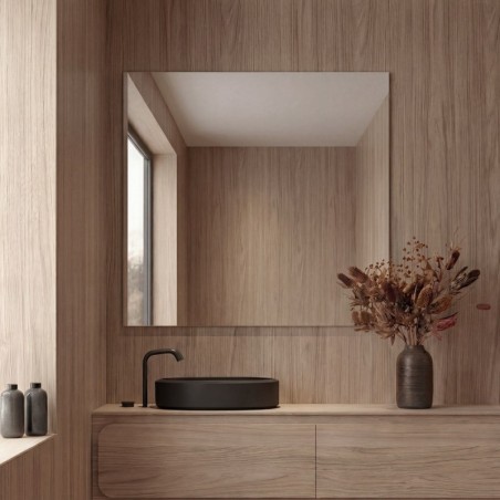 Specchio Rettangolare Liscio Senza Luce da Bagno Verona
