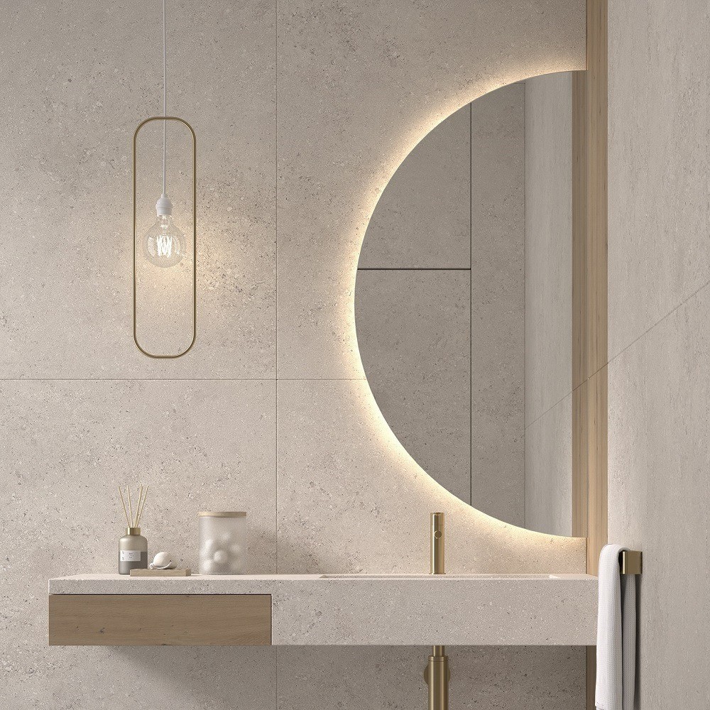 Specchi Retroilluminati Mezza Luna