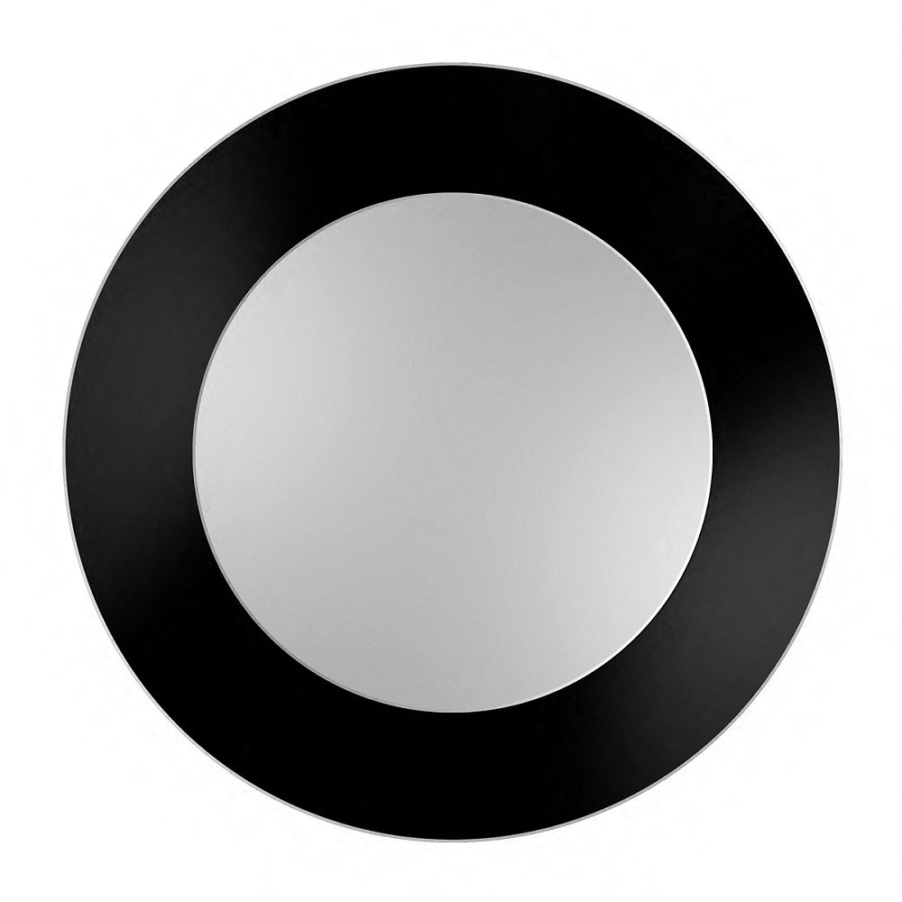 Koonmi Specchio Rotondo Da Parete 50 Cm – Nero, Cornice In Lega Di Alluminio, Vetro 3mm Antideflagrante, Per Bagno E Soggiorno - 2