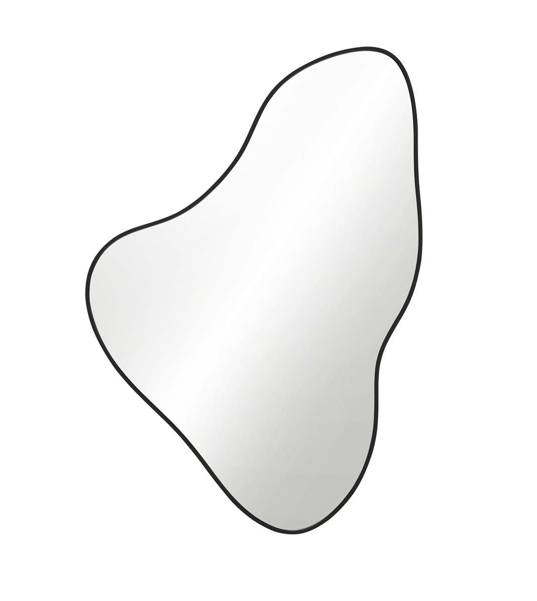 Specchio Da Parete Irregolare Unico Per Trucco, Illuminazione A LED Organica 40 Cm X 80 Cm Luce Neutra